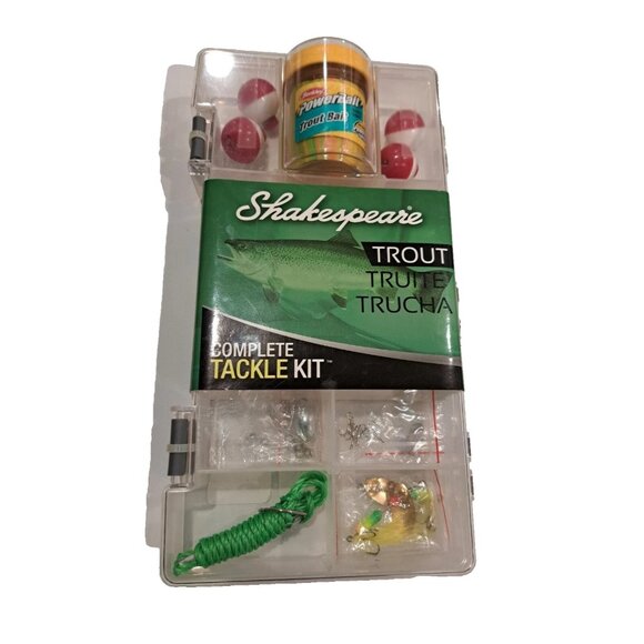 Shakespeare Catch More Fish Complete Tackle Kit For Trout - Picture 1 of 2